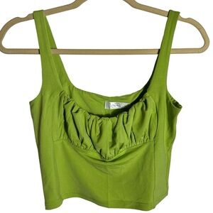 Day Dream Boutique Lime Green Crop Top, NWT, Large